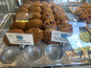 Oat bran muffins   at Zen Bakery in Los Angeles