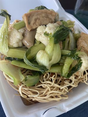 Mi Xao Don at Saigon Vegan in Garden Grove