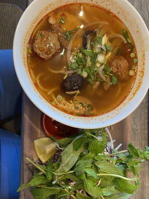 Bun bo rue 🤤 at Saigon Vegan in Garden Grove