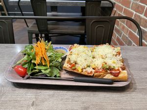 Supreme Pizza at Saigon Vegan in Garden Grove