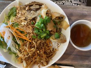 Bun thit nuong at Saigon Vegan in Garden Grove