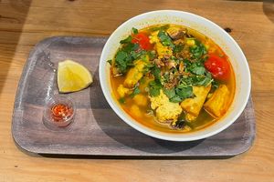 Canh Bun at Saigon Vegan in Garden Grove