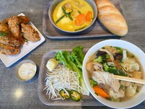   at Saigon Vegan in Garden Grove