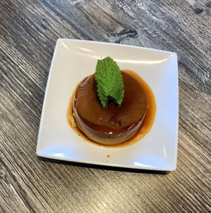 Flan at Saigon Vegan in Garden Grove