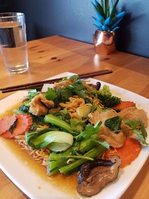 Mi Xao Mem at Saigon Vegan in Garden Grove