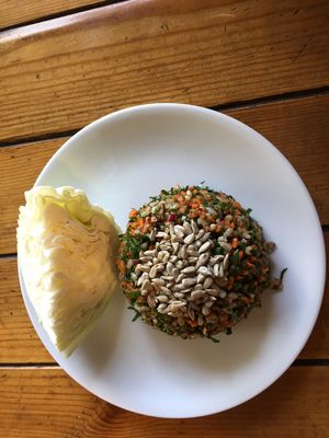 Rice salad at Beirut Bio Centre in Beirut