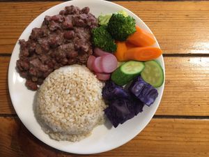 Balanced dish at Beirut Bio Centre in Beirut