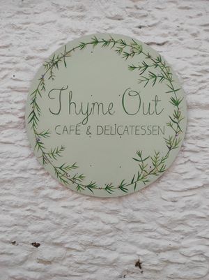 Logo at Thyme Out in Dingle