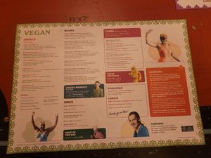 Vegan Menu at Lounges - Clio Lounge in Bangor