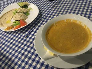 Lentil soup. at De Lewante in Potsdam