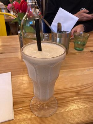 Milk shake at My Old Dutch in London