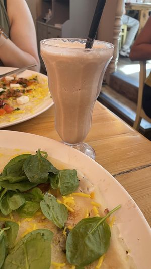 chocolate & coconut milk shake  at My Old Dutch in London