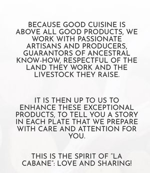 Beautiful ethos 🌱🌎  at La Cabane  in Annecy