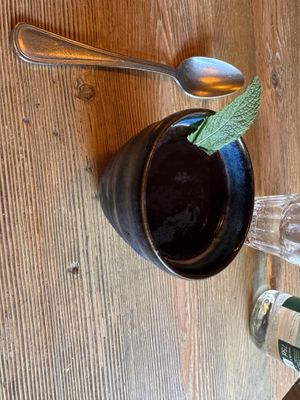 Panna Cotta  at La Cabane  in Annecy