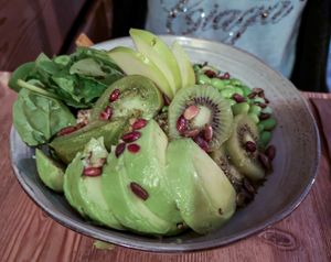 poké bowl at La Cabane  in Annecy