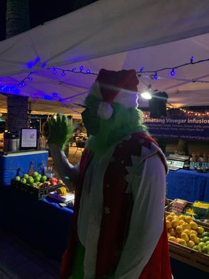 Grinch 2020 Christmas nights at Wednesday Green Market in Fort Pierce