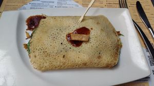 Crepe con Heura Teriyaki at Eh Voilà in Valladolid