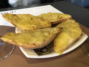 Must have - cheese bread.  at Eh Voilà in Valladolid