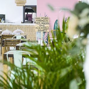 our space at Ginger Cafe in Vila Nova De Santo Andre
