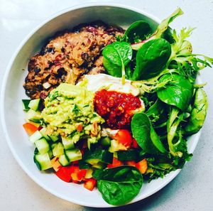 Mexican Burrito Bowl ‘I feel good’  at Opaat Health in Nelson Bay