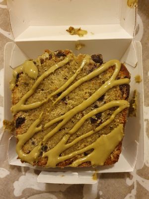 Chocolate pistachio cake at The Cream in Barcelona