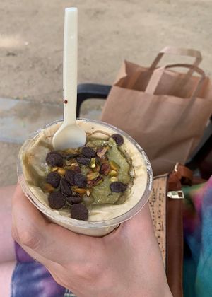 pistachio tiramisu at The Cream in Barcelona