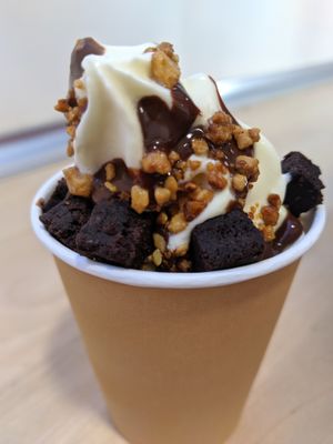 Velvet topping at The Cream in Barcelona