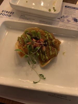 Squash tostada   at Wahaca in Cardiff