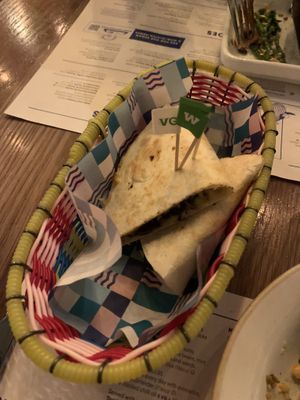 Black bean and cheese quesadilla   at Wahaca in Cardiff