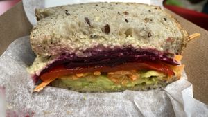 Rainbow sandwich  at Café Duet in Stroudsburg
