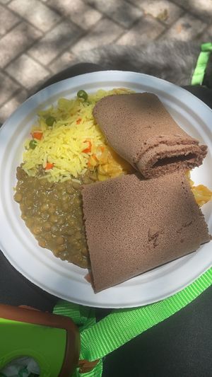 Ethiopian. This vendor is always here. I think they have a restaurant as well. Plates of food are really cheap! Food is delicious  at Jax Veg Fest in Jacksonville