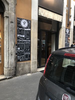Store front at Gran Caffe in Rome