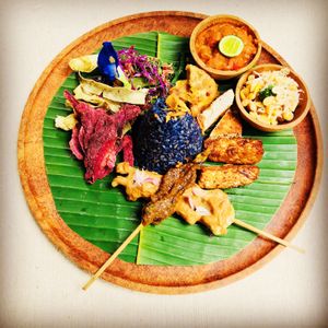 Nasi Campur Vegan.. at Indigo Herbal Kitchen in Ubud
