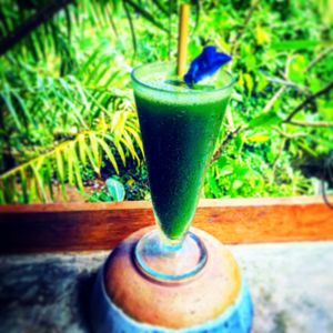 Loloh.. Healing drink at Indigo Herbal Kitchen in Ubud