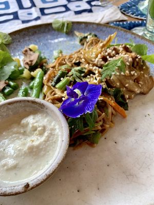 Mushroom Wijen (was delicious but portion was small as a main dish) at Indigo Herbal Kitchen in Ubud