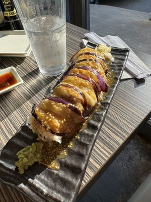 Eggplant roll  at Now & Zen in Charlottesville