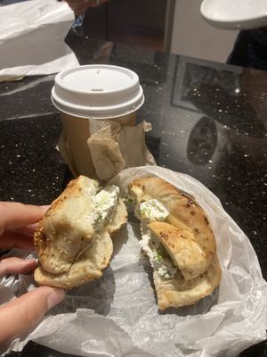   at Bagel Pub in Brooklyn