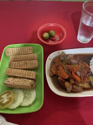   at Namaskar Vegetarian Restaurant in Puerto Princesa