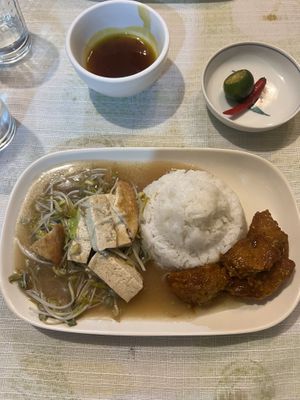   at Namaskar Vegetarian Restaurant in Puerto Princesa