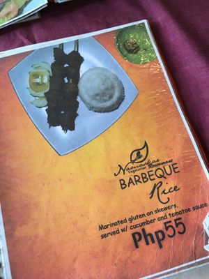 bbq at Namaskar Vegetarian Restaurant in Puerto Princesa