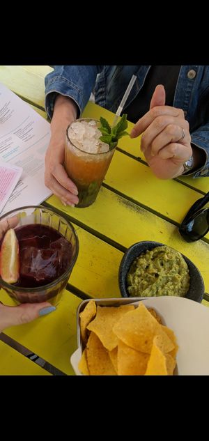 Tortilla chips & guac & cocktails at Wahaca - Southbank Centre in South East London