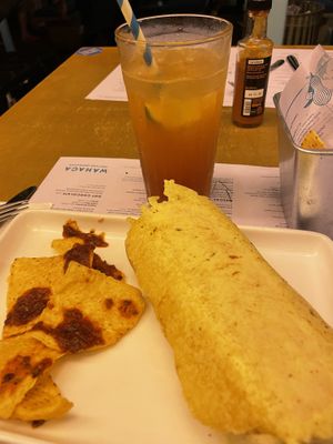 Vegan burrito 🌯   at Wahaca - Southbank Centre in South East London