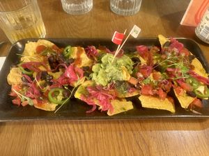 Vegan and GF nachos 😋  at Wahaca - Southbank Centre in South East London