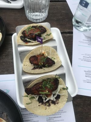 Plantain tacos  at Wahaca - Southbank Centre in South East London