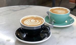 Coffee at La Masala Cafe in Barcelona