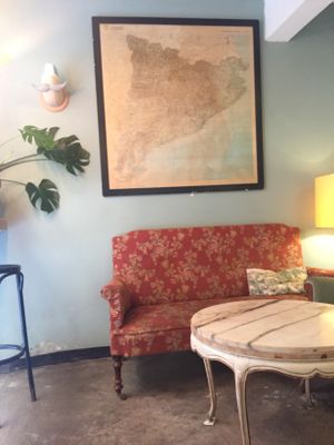 Cosy setting at La Masala Cafe in Barcelona