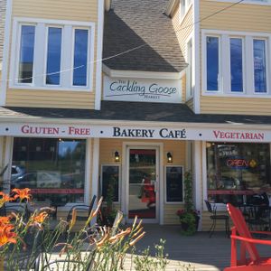 both a restaurant and health food store at The Cackling Goose Market and Bakery Cafe in Sackville