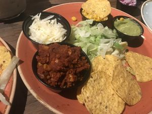 Kid’s veg plate at Taco Bar in Umea