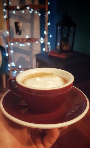 Tobacco cappuccino at Rustic - Vegan Cafe & Shop in Kolarovo