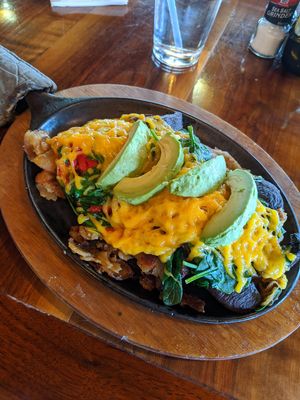 breakfast skillet 😋 at Sunshine Grille in Fork